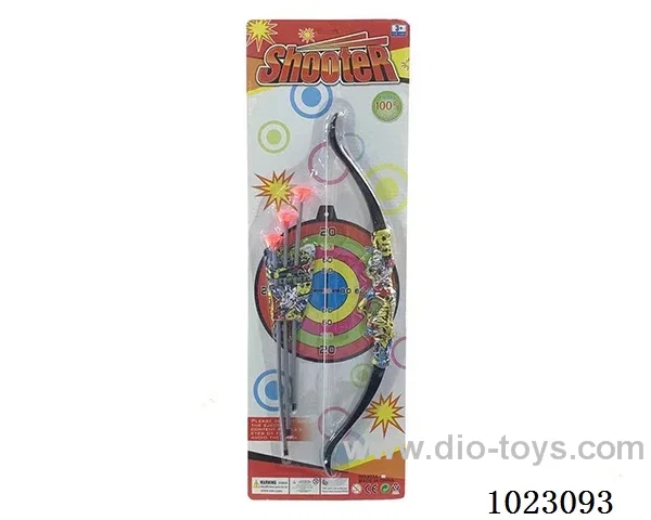 Bow and arrow in blister card