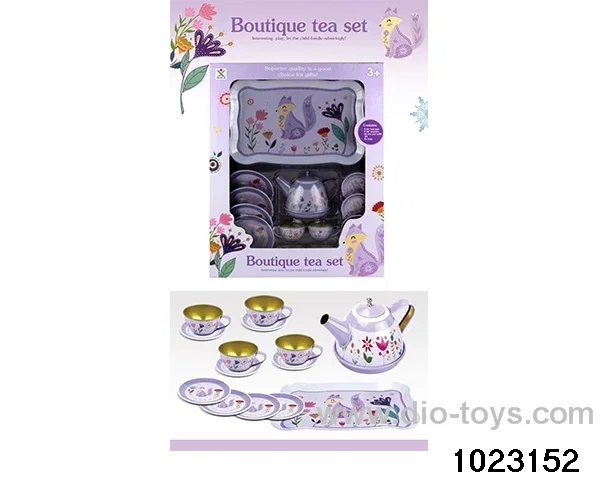 Tea Set in window box