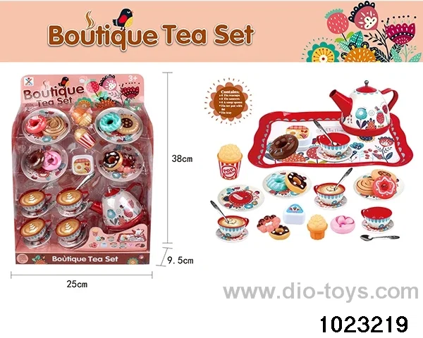 Tea Set in window box