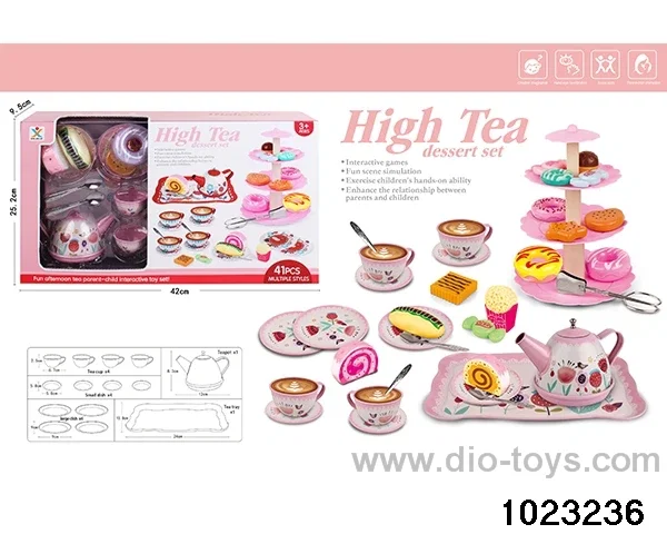 Tea Set + Dessert in window box