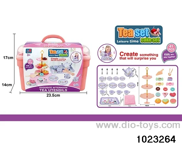 Tea Set in Plastic box