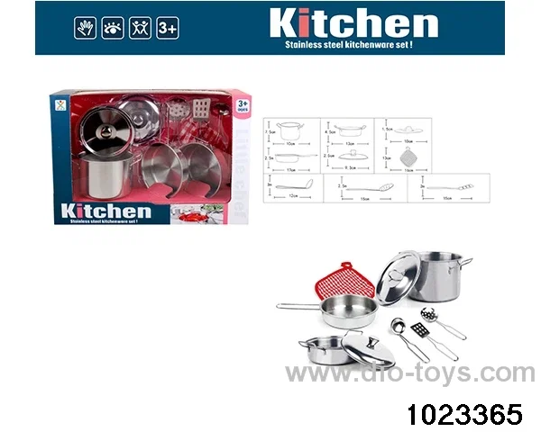 Stainless steel tableware in window box