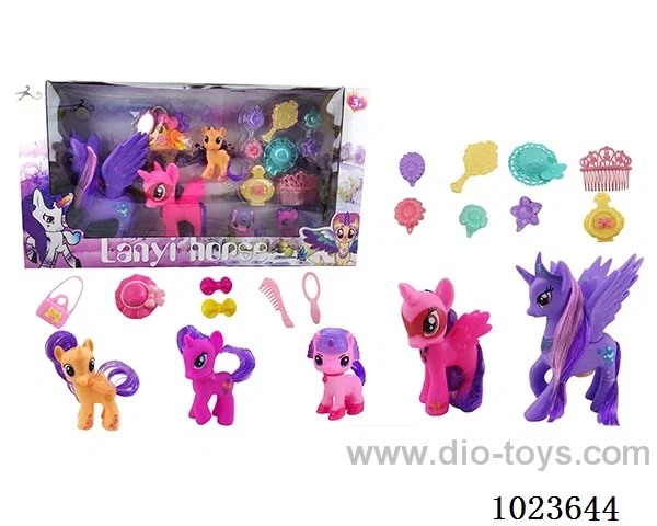 14cps rubber horses  with light &music in window box