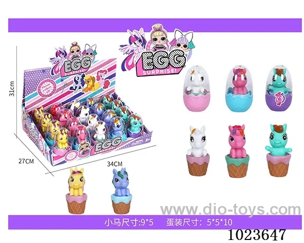 Enamel Finger horse in display box