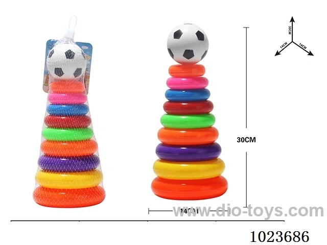9-layer rainbow lap (football)in Net bag