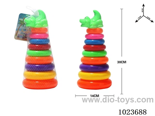 9-layer rainbow lap (crocodile)in Net bag