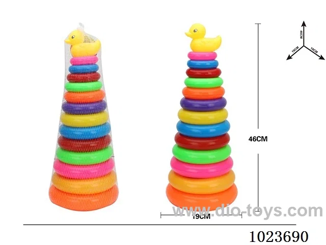 13-layer rainbow lap (duck)in Net bag