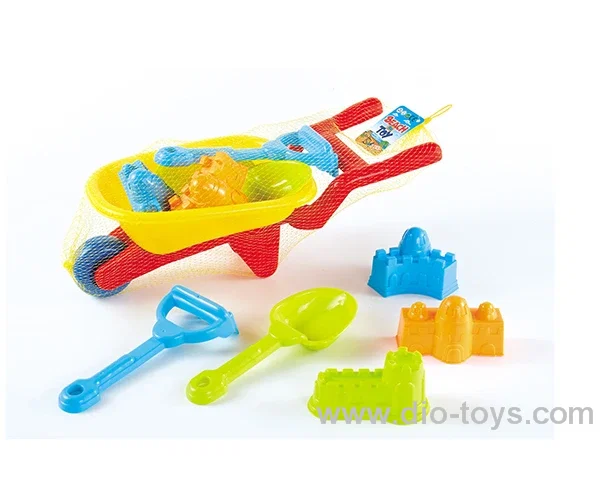 6pcs beach toys in net bag