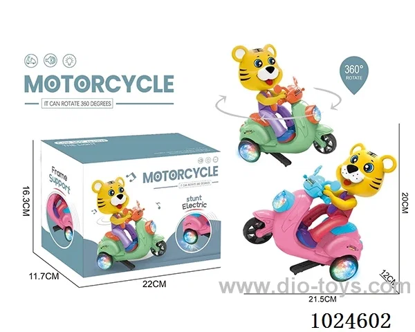 motorcyclewith music  2sets mixed loading in color box