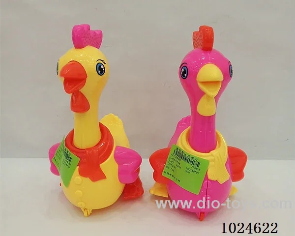pull line toys with light 3color mixed loading in opp bag