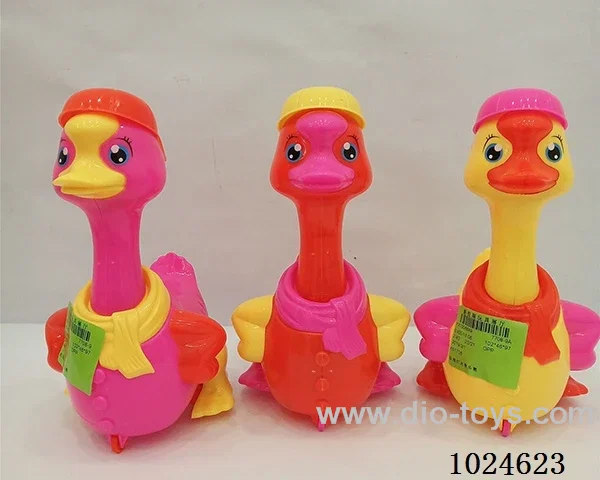 pull line toys with light 3color mixed loading in opp bag