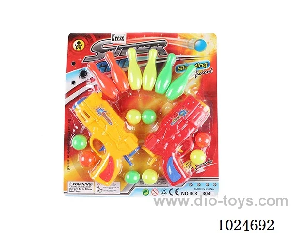 Table Tennis Gun 3color mixed loadingin blister card