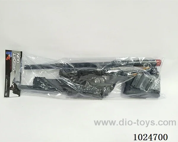 3 in 1 gun toys in pe bag with header