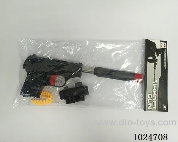3 in 1 gun toys in pe bag with header
