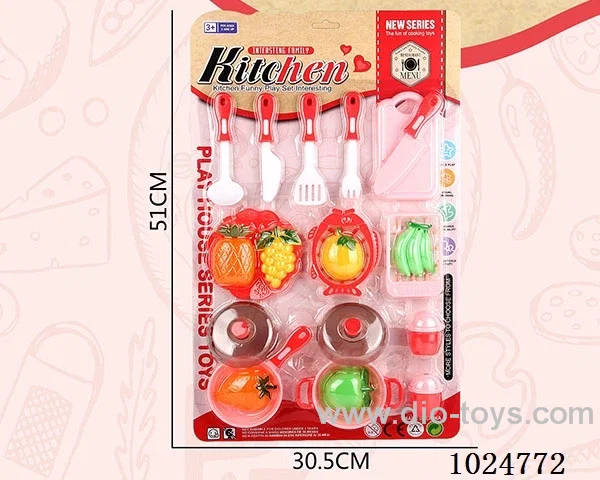 kitchen set in blister card