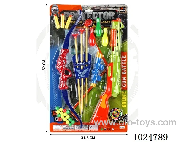 gun toys in blister card