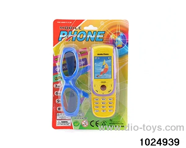 Package power automatic sliding cover phone plus glasses in Blister card