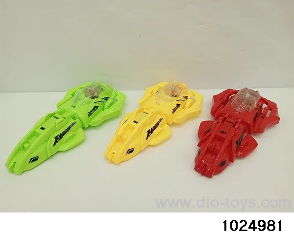 Pull the line light deformation car with slide in opp bag