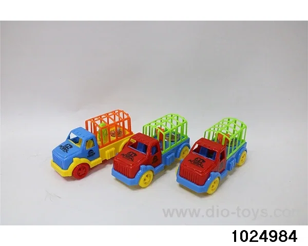Pull wire lighting animal car in opp bag
