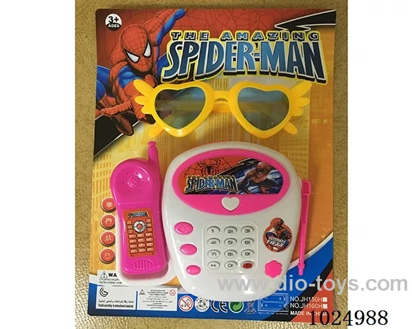Telephone & glassesin blister card