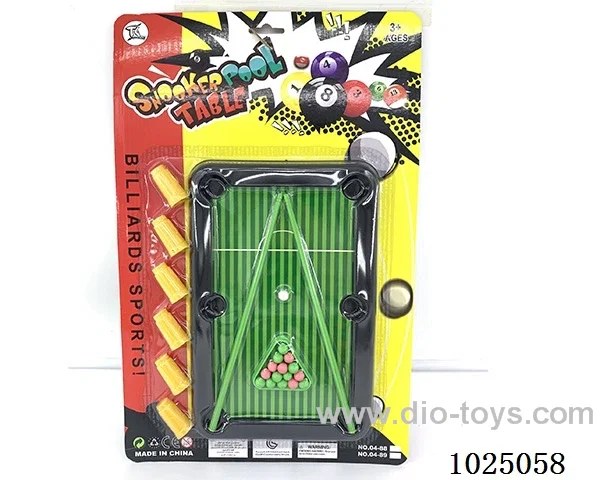 billiards in blister card