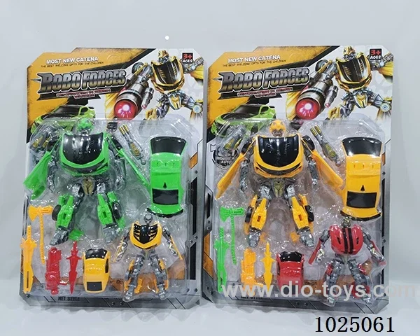 Transformers set in blister card