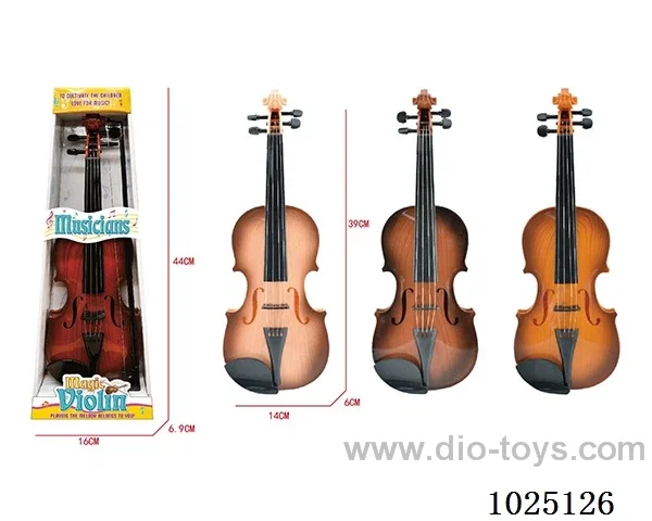 Electric violin in display box