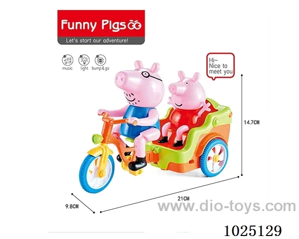 Electric car with light &music in color box