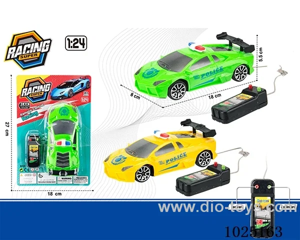 Wire control car in blister card