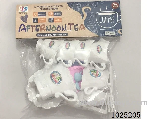 Tea set in PVC bag