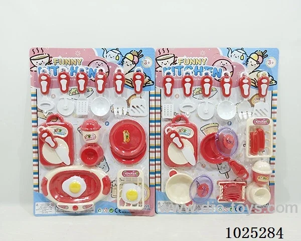 kitchen set in blister card