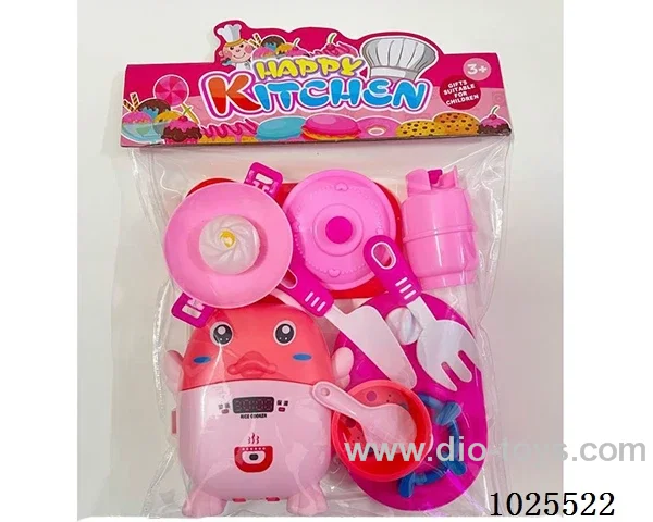 kitchen set in PVC bag with header