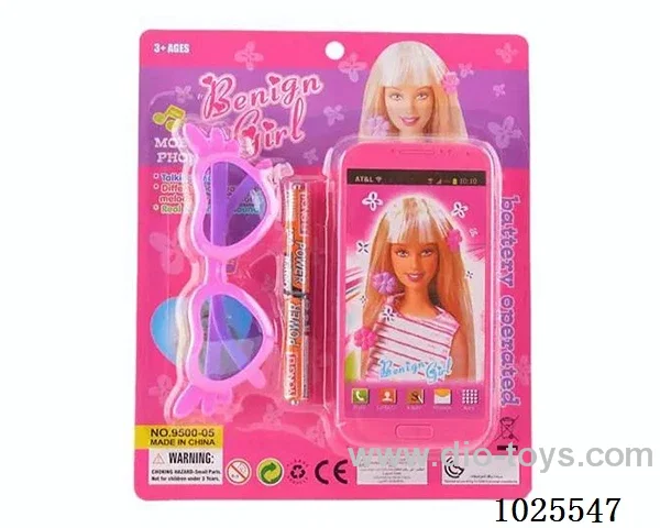 Mobile phone and glasses in blister card