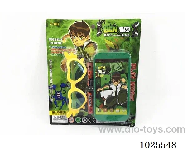 Mobile phone and glasses in blister card