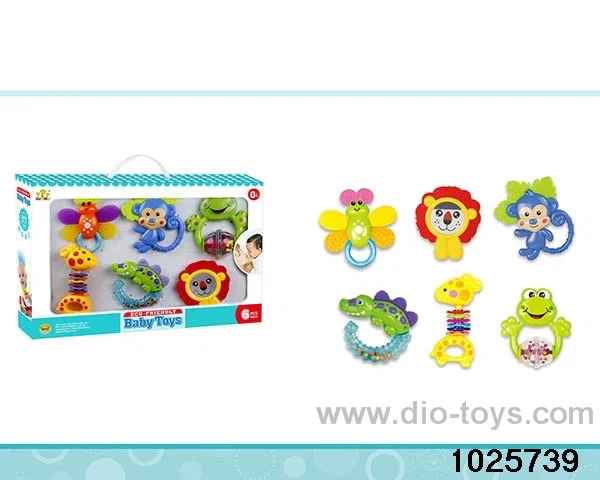 6pcs rattle