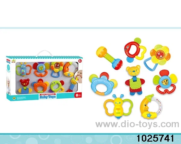 8pcs rattle