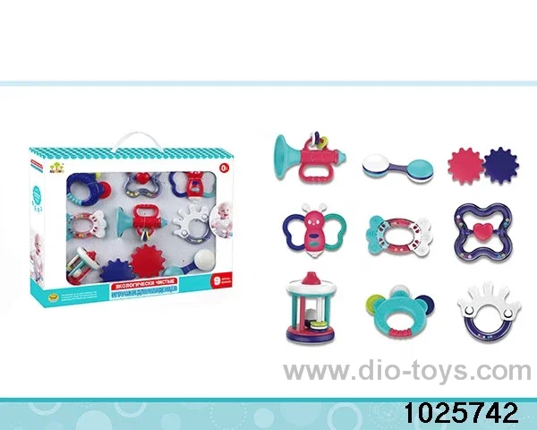 9pcs rattle