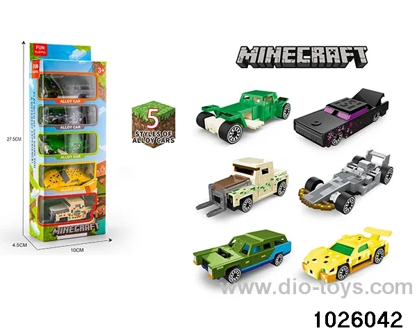 5pcs My world 1:64 alloy car in color box