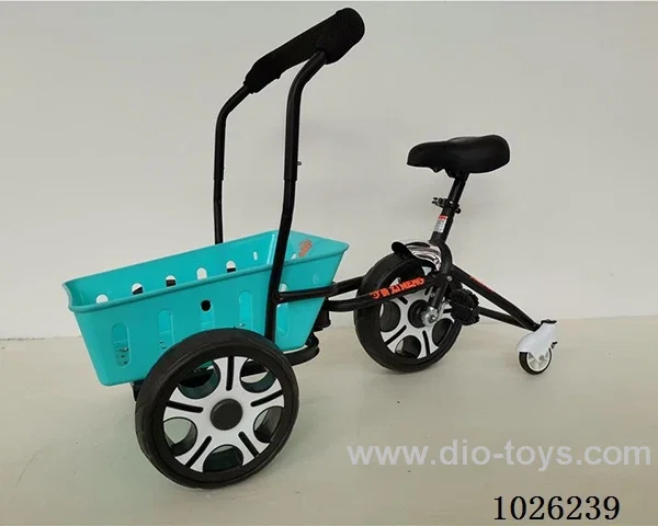 child's tricycle in cartons