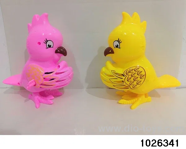 wind-up parrot in opp bag