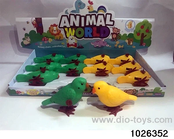 wind-up parrot in display box
