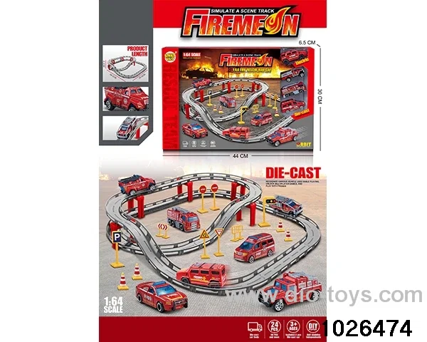 Electric railcar alloy firefighting set in window box