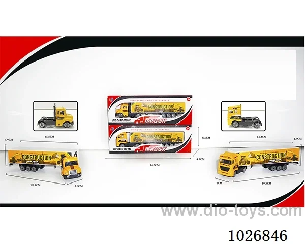 free wheel alloy car 2sets mixed loading in window box