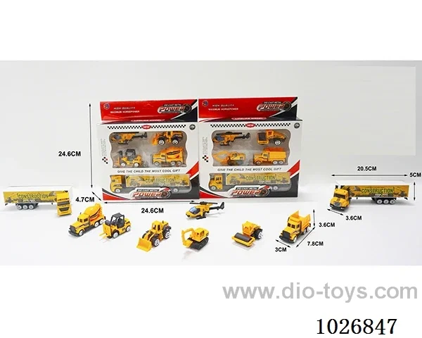 free wheel alloy car set in window box