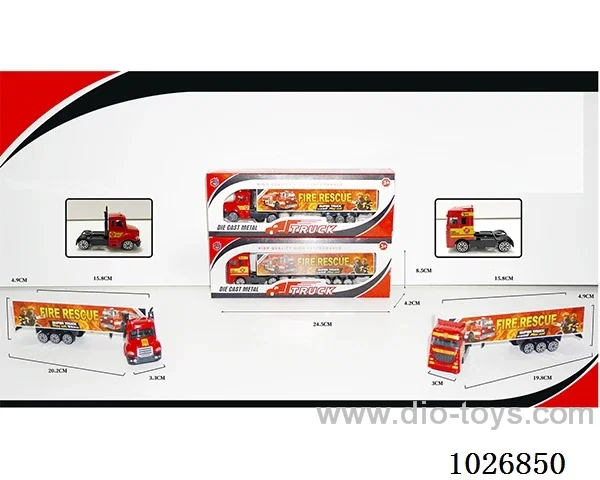 free wheel alloy car 2sets mixed loading in window box