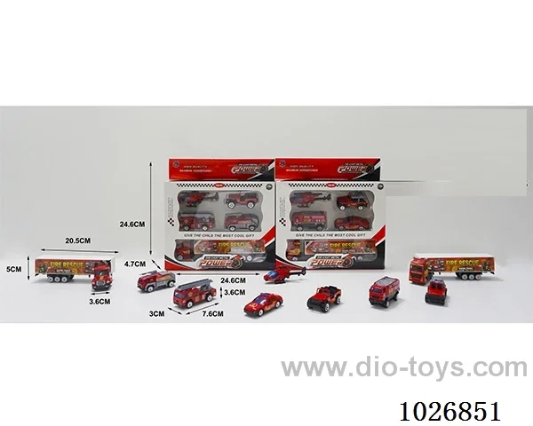 free wheel alloy car set in window box