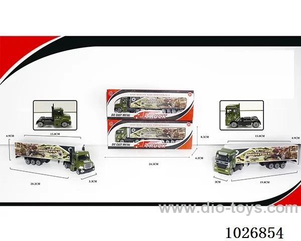 free wheel alloy car 2sets mixed loading in window box