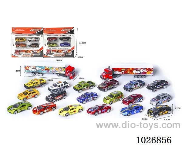 free wheel alloy car set in window box