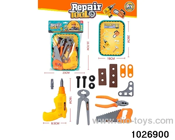 Tool sets in PP bag with header