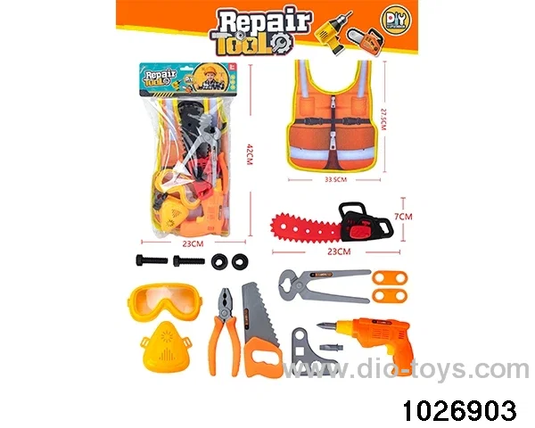 Tool sets in PP bag with header